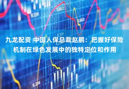 九龙配资 中国人保总裁赵鹏：把握好保险机制在绿色发展中的独特定位和作用