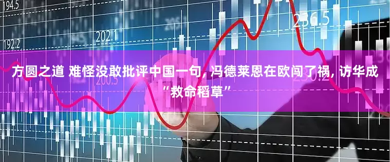 方圆之道 难怪没敢批评中国一句, 冯德莱恩在欧闯了祸, 访华成“救命稻草”