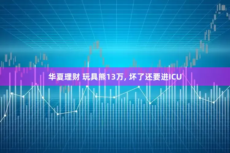 华夏理财 玩具熊13万, 坏了还要进ICU